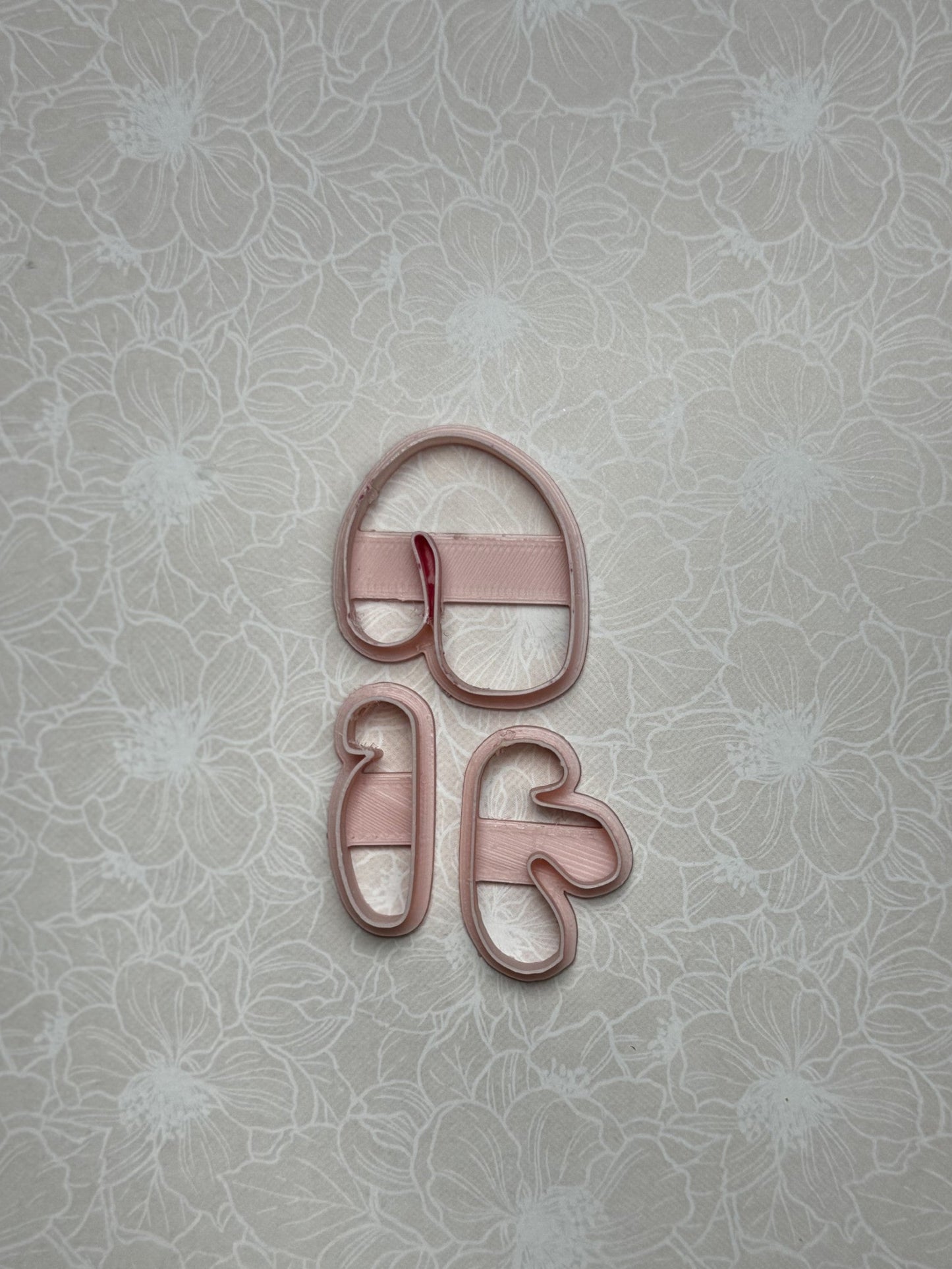 3 Cortadores de Arcilla Polimérica para Pendientes con Forma Orgánica ref.M072