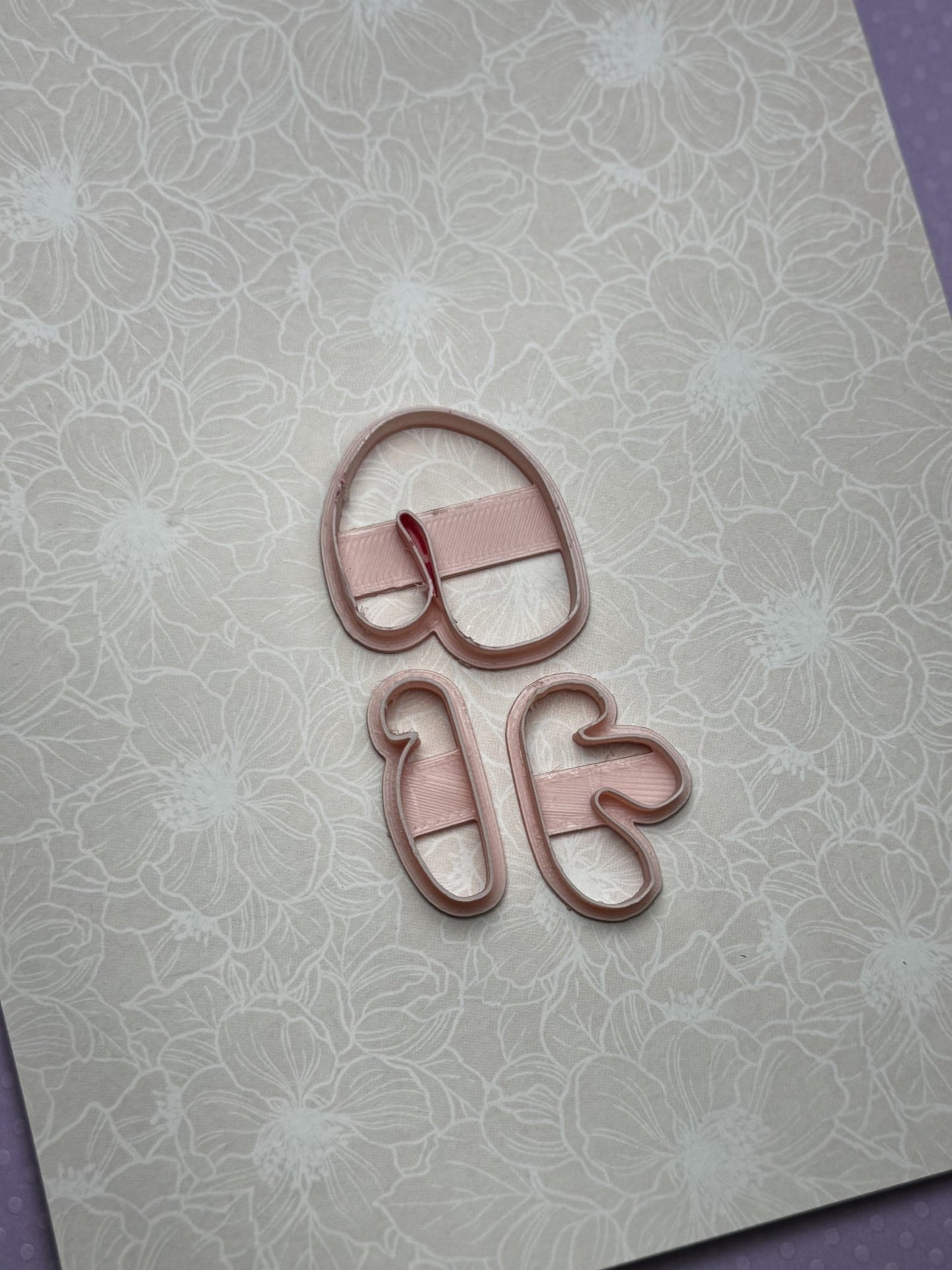 3 Cortadores de Arcilla Polimérica para Pendientes con Forma Orgánica ref.M072