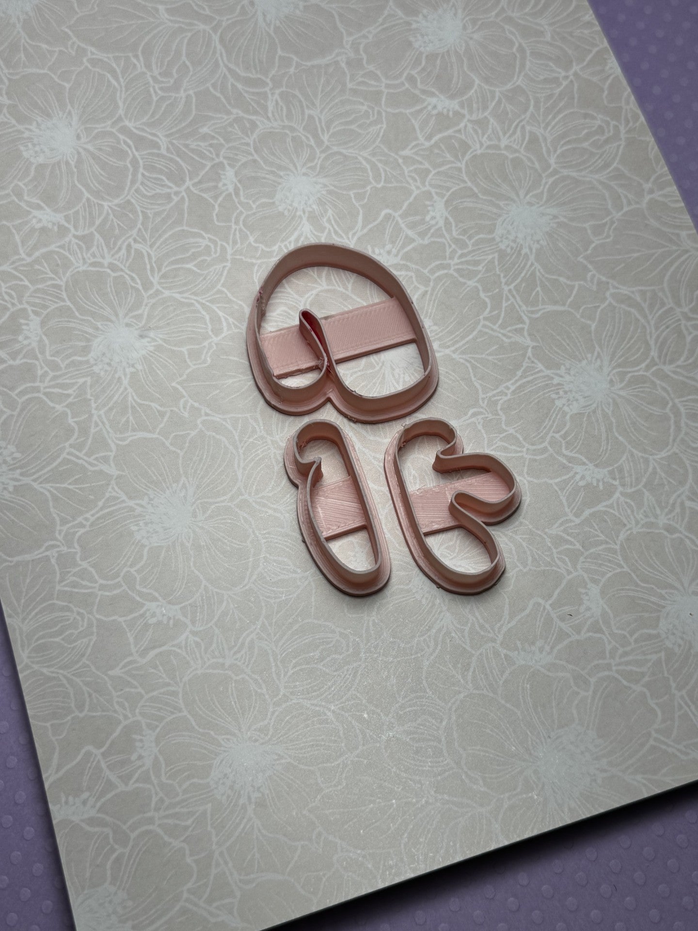 3 Cortadores de Arcilla Polimérica para Pendientes con Forma Orgánica ref.M072