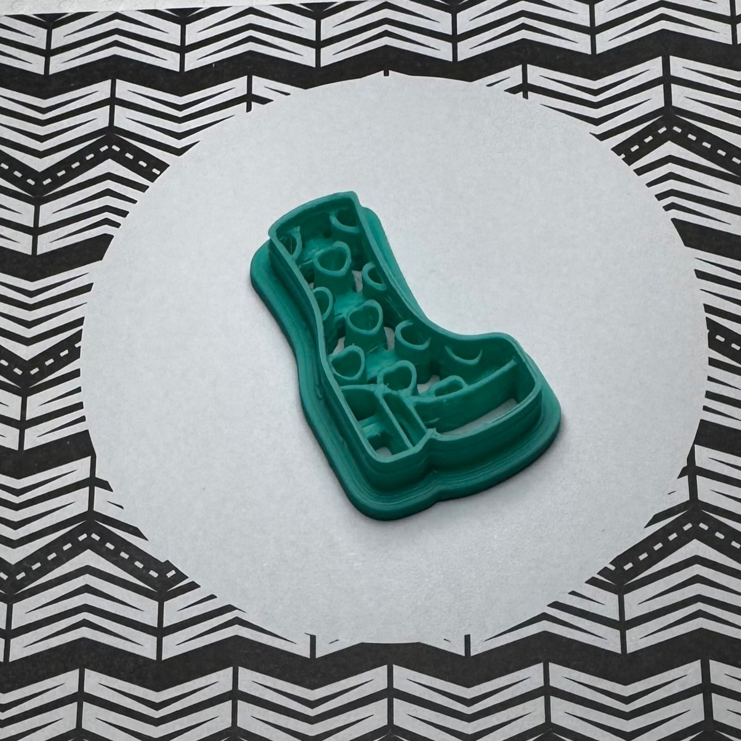 Cortador para Arcilla Polimérica BOTA CON CORAZONES -M094