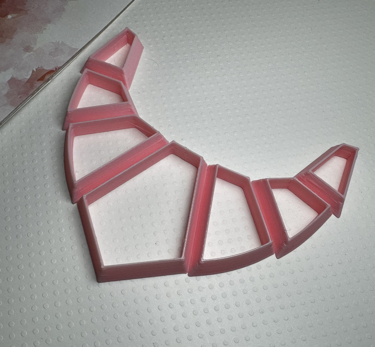 Cortador, molde para arcilla polimérica conjunto de piezas de COLLAR TRIANGULAR - M045