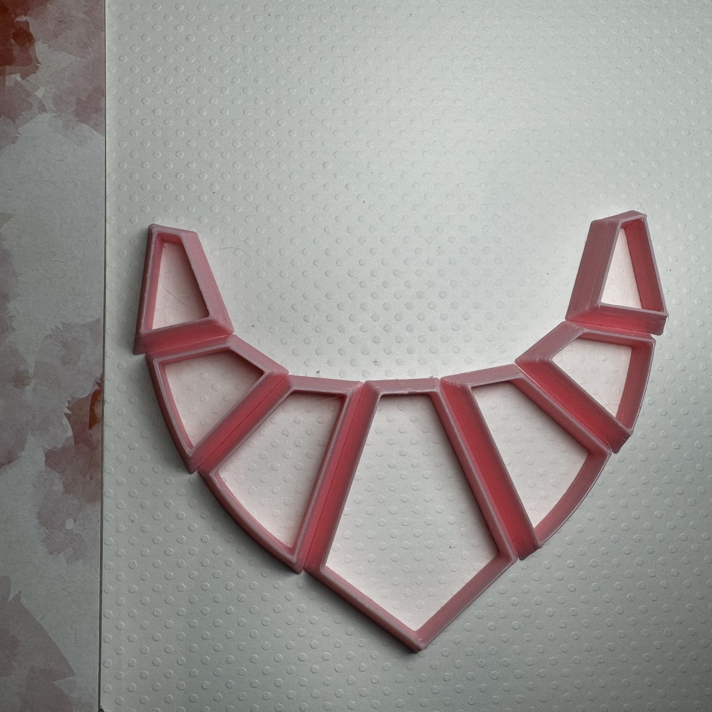 Cortador, molde para arcilla polimérica conjunto de piezas de COLLAR TRIANGULAR - M045