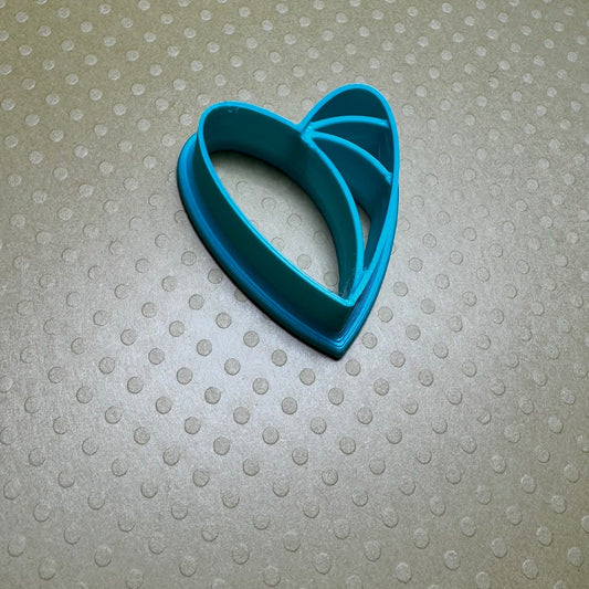 Cortador para Arcilla Polimérica CORAZON ARCOIRIS  - M112