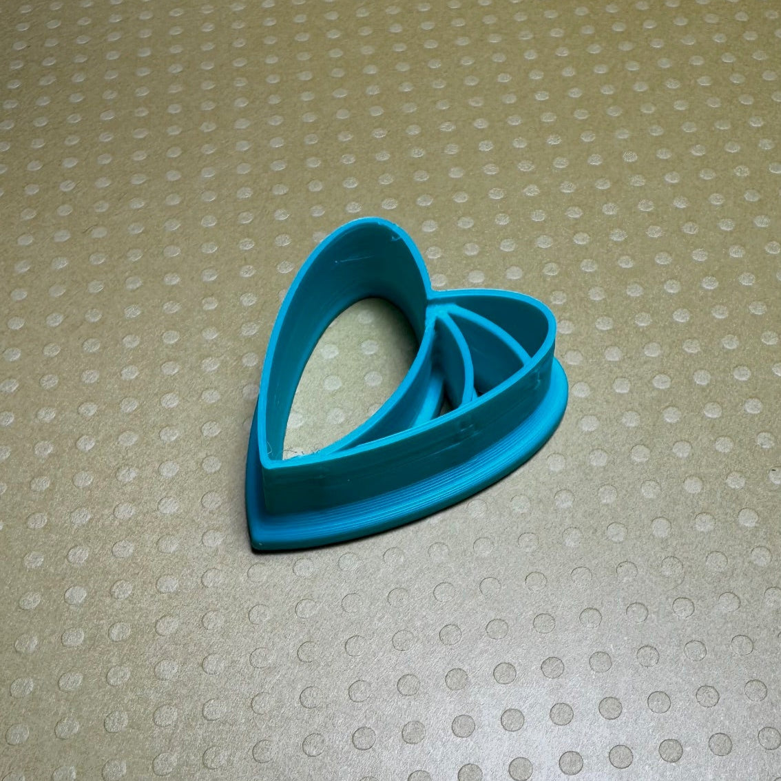 Cortador para Arcilla Polimérica CORAZON ARCOIRIS  - M112