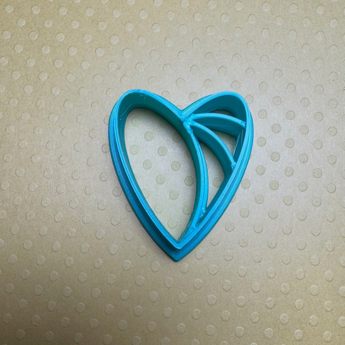 Cortador para Arcilla Polimérica CORAZON ARCOIRIS  - M112