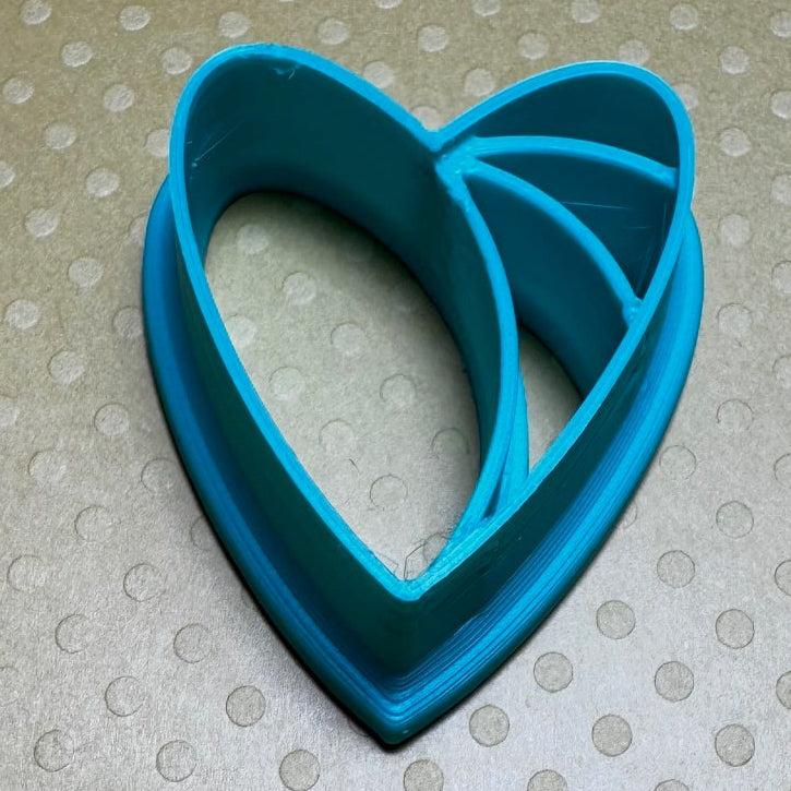 Cortador para Arcilla Polimérica CORAZON ARCOIRIS  - M112