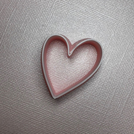 Cortador para Arcilla Polimérica CORAZON ASIMETRICO - M136