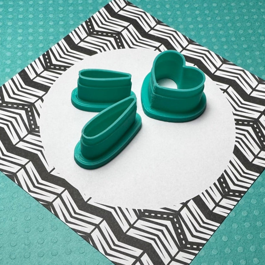 Cortador para Arcilla Polimérica CORAZON CON GOTAS - M113