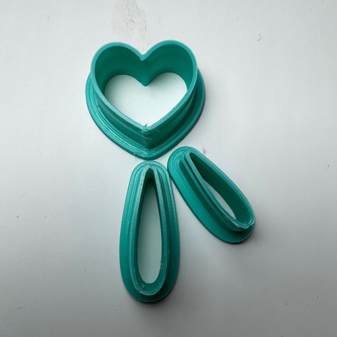 Cortador para Arcilla Polimérica CORAZON CON GOTAS - M113