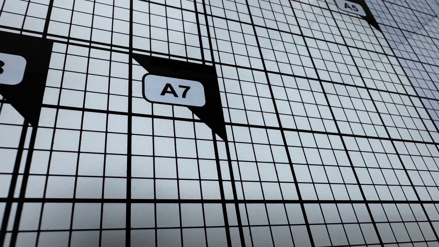 Tapete de medios mixtos de vidrio CRAFTS & CO. H003