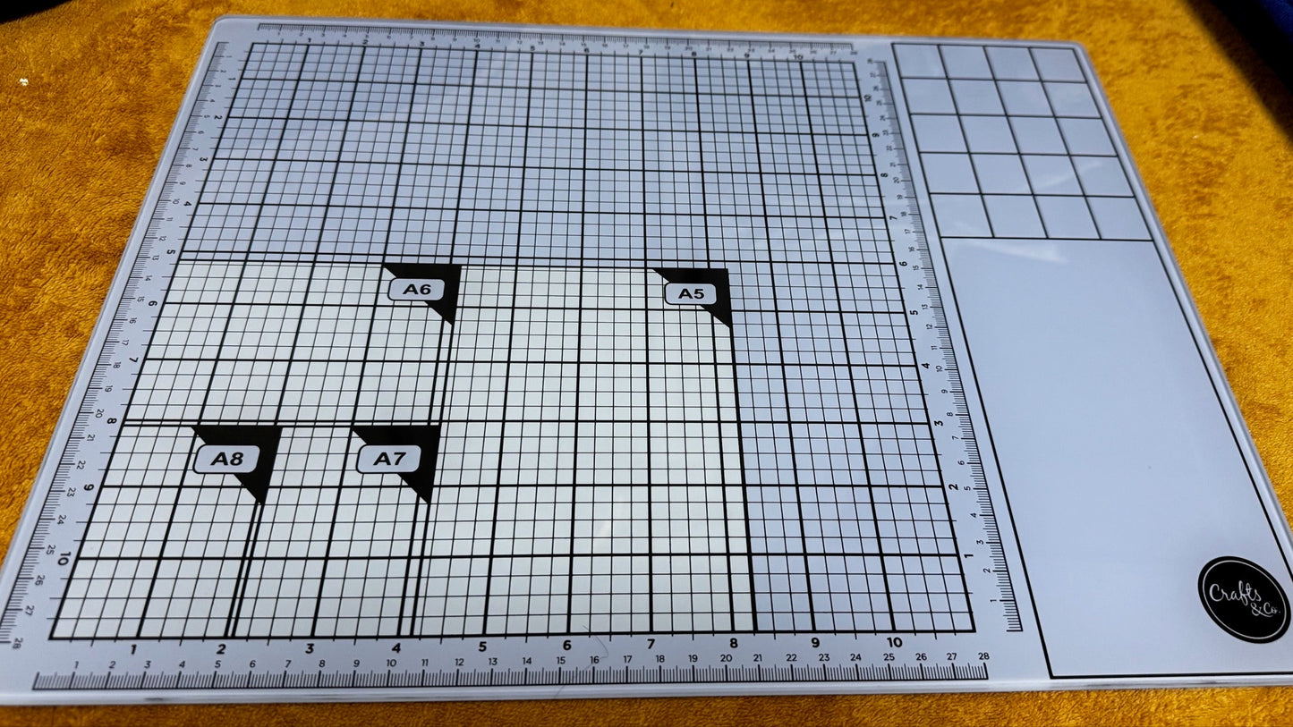 Tapete de medios mixtos de vidrio CRAFTS & CO. H003