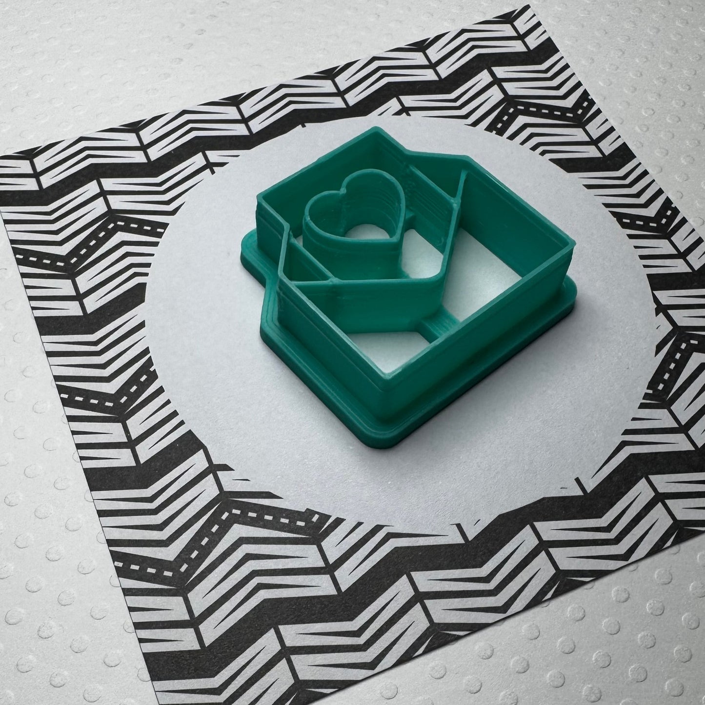 Cortador para Arcilla Polimérica SOBRE CON CORAZON -M091