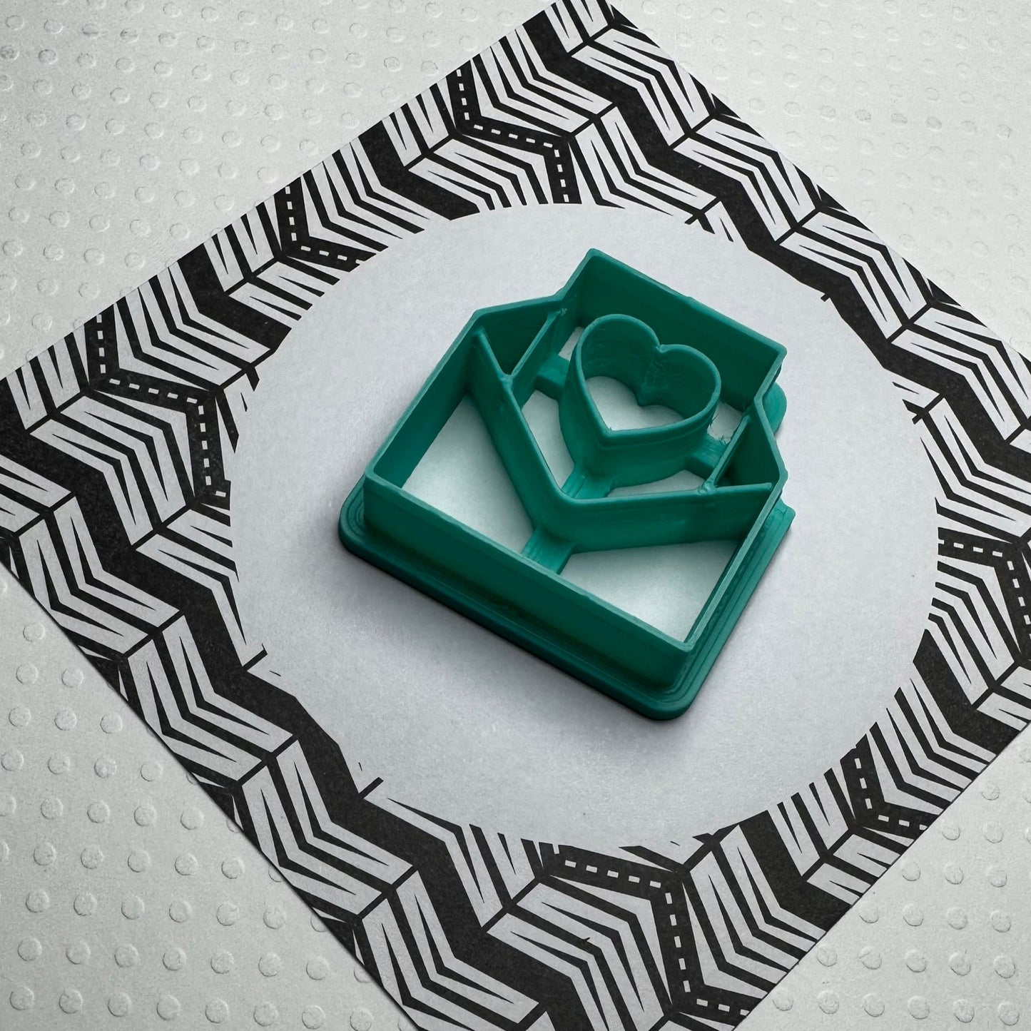 Cortador para Arcilla Polimérica SOBRE CON CORAZON -M091